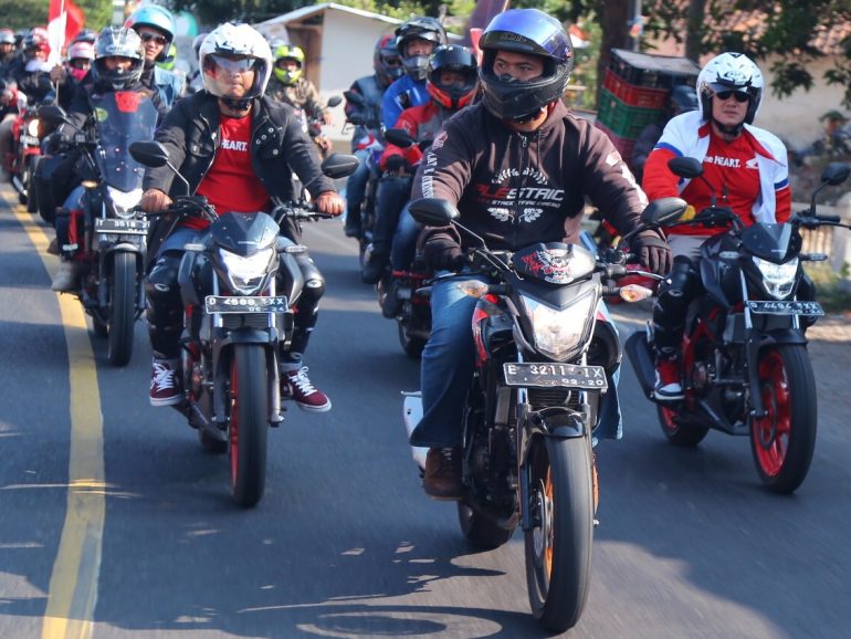 Wujudkan Kebanggaan Terhadap Indonesia, Bikers Honda Rayakan HUT RI ke74
